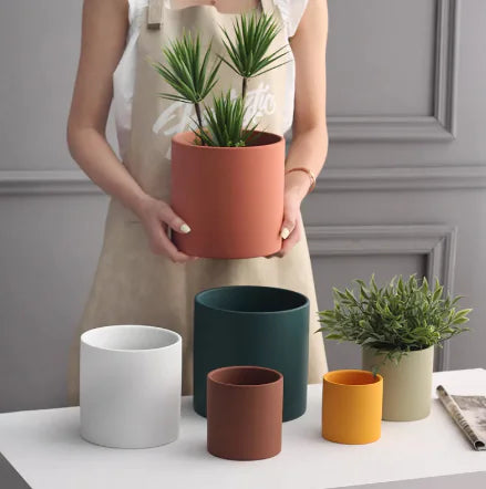 Colorful Ceramic Planter Pot