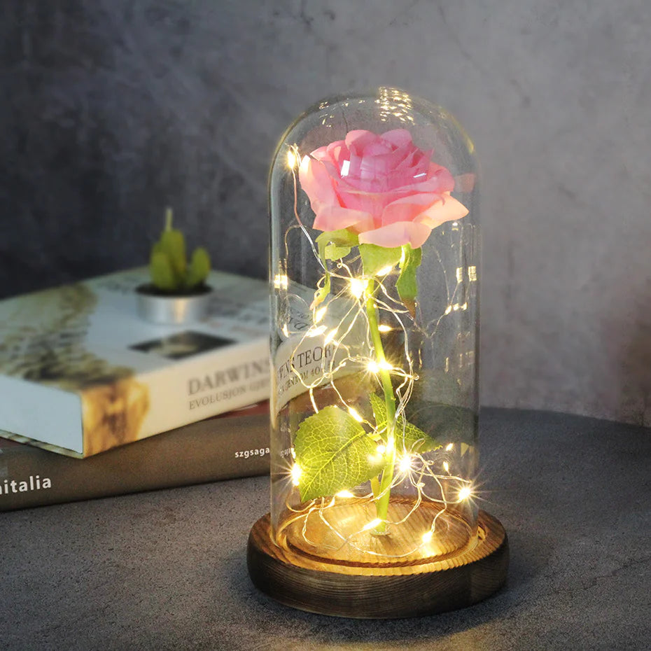 EternalGlow Rose Ornament