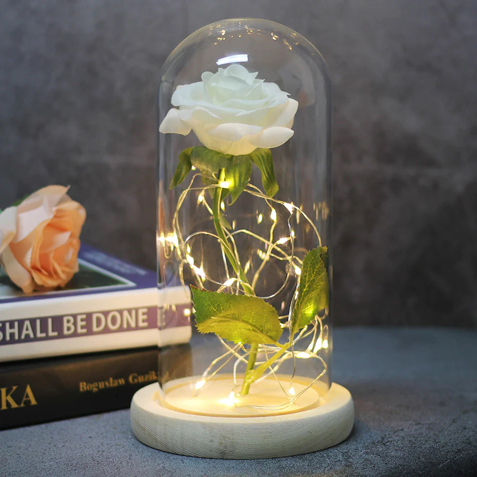 EternalGlow Rose Ornament