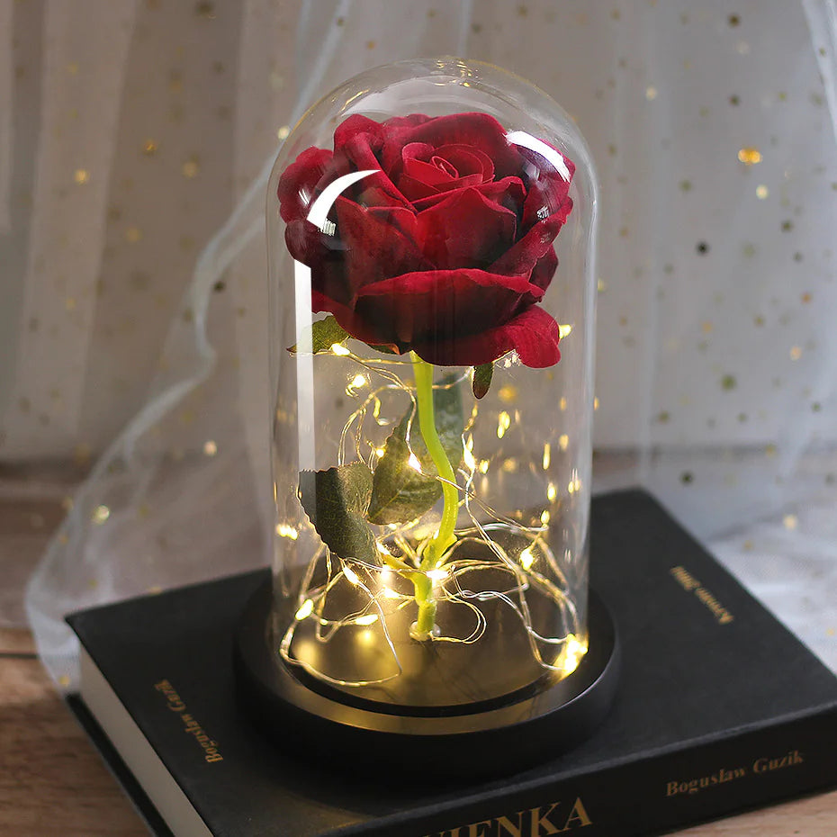 EternalGlow Rose Ornament